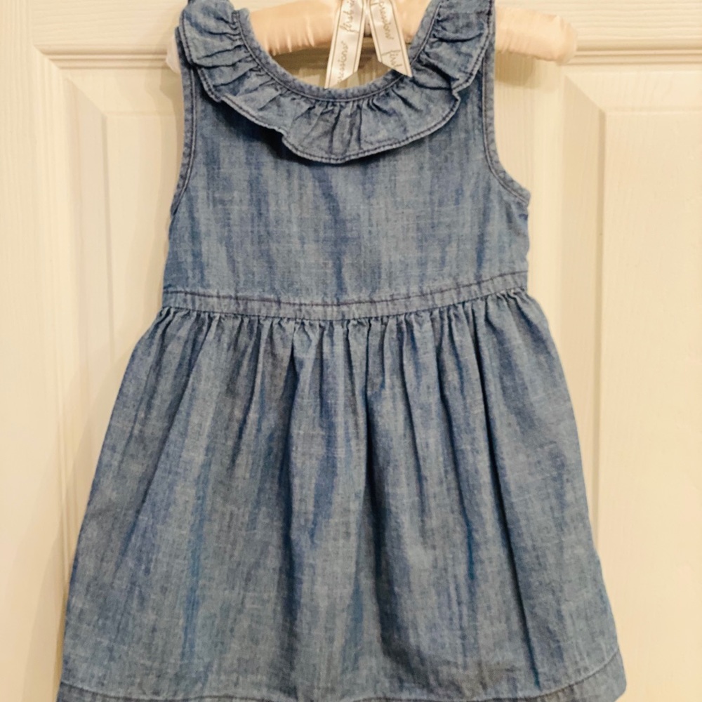 Old Navy Blue Jean Toddler Dress 👗👧🏼